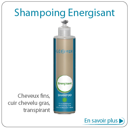 shampoing énergisant du laboratoire géomer